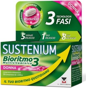 Menarini Linea Sustenium Bioritmo 3 Donna Multivitaminico 30 Compresse