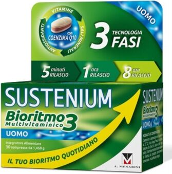 Menarini Linea Sustenium Bioritmo 3 Uomo Multivitaminico 30 Compresse