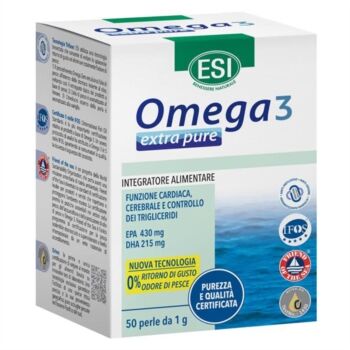 Esi Linea Controllo Colesterolo Trigliceridi Omega 3 Extra Pure 50 Perle