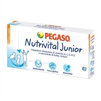 Pegaso Linea Vitamine e Minerali Nutrivital Junior Integratore 30 Compresse