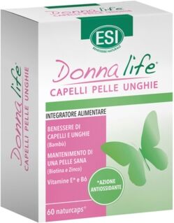 Esi Linea Capelli Donna Life Capelli e Unghie Integratore 60 Naturcaps