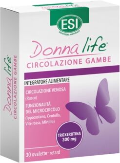 Esi Linea Circolazione Donna Life Circolazione Gambe Integratore 30 Ovalette