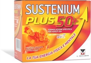 Menarini Linea Sustenium Plus 50+ Energia Vitalità Integratore 16 Bustine