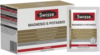 Swisse Linea Benessere ed Energia Magnesio e Potassio Integratore 24 bustine