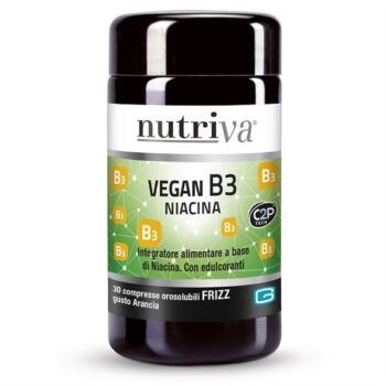 Nutriva Linea Vitamine Vegan B3 Fizz Integratore 30 compresse orosolubili