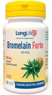 Longlife Linea Equilibrio Idrico Bromelian Forte Integratore 30 Compresse