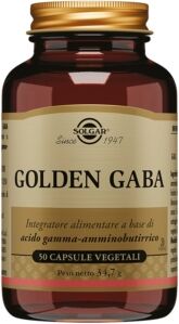 Solgar Linea Benessere Golden Gaba Integratore 50 Capsule Veg.