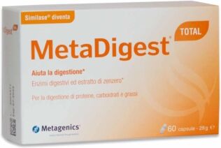 Metagenics Metagenetics Linea Stomaco Sano Metadigest Total Integratore 60 Capsule