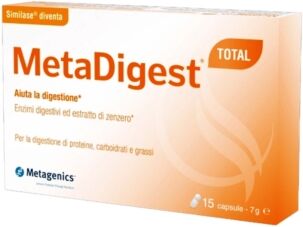 Metagenics Metagenetics Linea Stomaco Sano Metadigest Total Integratore 15 Capsule