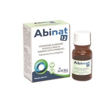 Aurora Biofarma Linea Pediatrica Abinat 12 Gocce Integratore 8 ml