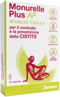 Zambon Linea Benessere Urinario Monurelle Plus AF Integratore 15 Capsule