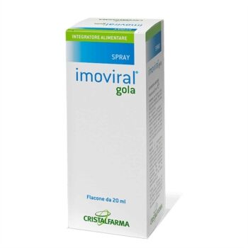 Cristalfarma Linea Benessere del Sistema Immunitario Imoviral Gola Spray 20 ml