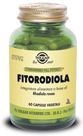 Solgar Fitorodiola Integratore 60 Capsule