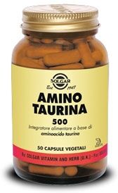 Solgar Amino Taurina Integratore 50 Capsule