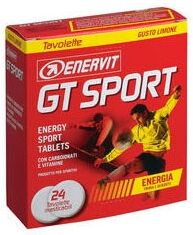 Enervit Sport Linea Energia Gt Sport Integratore 24 Tavolette Energizzanti Limon