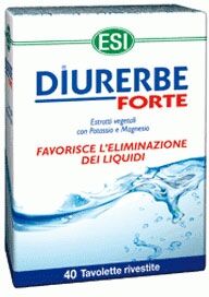 Esi Linea Drenante Depurativa Diurerbe Forte Integratore 40 Tavolette