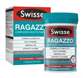 Swisse Linea Vitamine Minerali Multivitaminico Ragazzo Integratore 60 Compresse