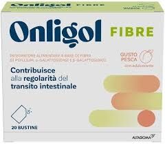 Alfasigma Onligol Fibre Integratore Gusto Pesca 20 Bustine