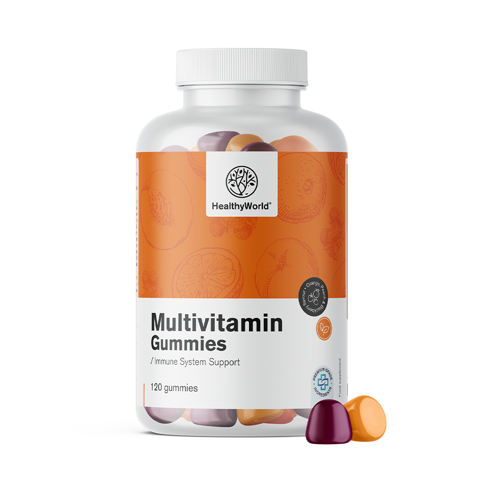 HealthyWorld Multivitamine, 120 caramelle gommose