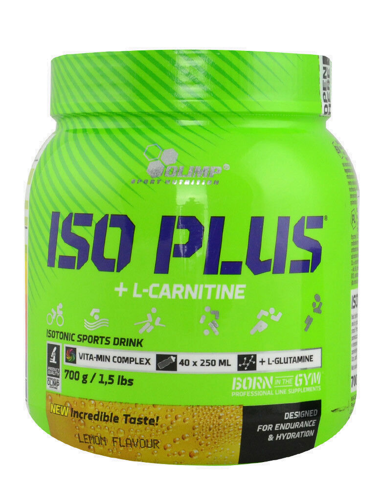 OLIMP Iso Plus + L-Carnitine 700 Grammi Tropic Blue