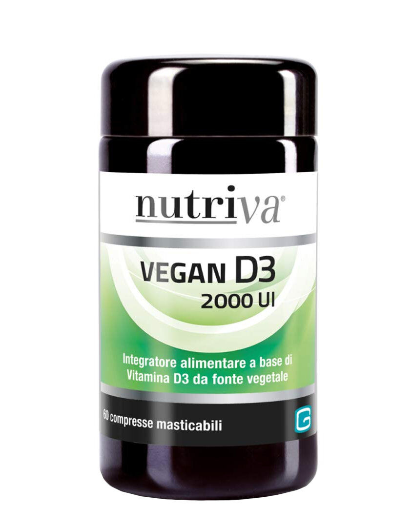 CABASSI & GIURIATI Nutriva - Vegan D3 60 Compresse Masticabili