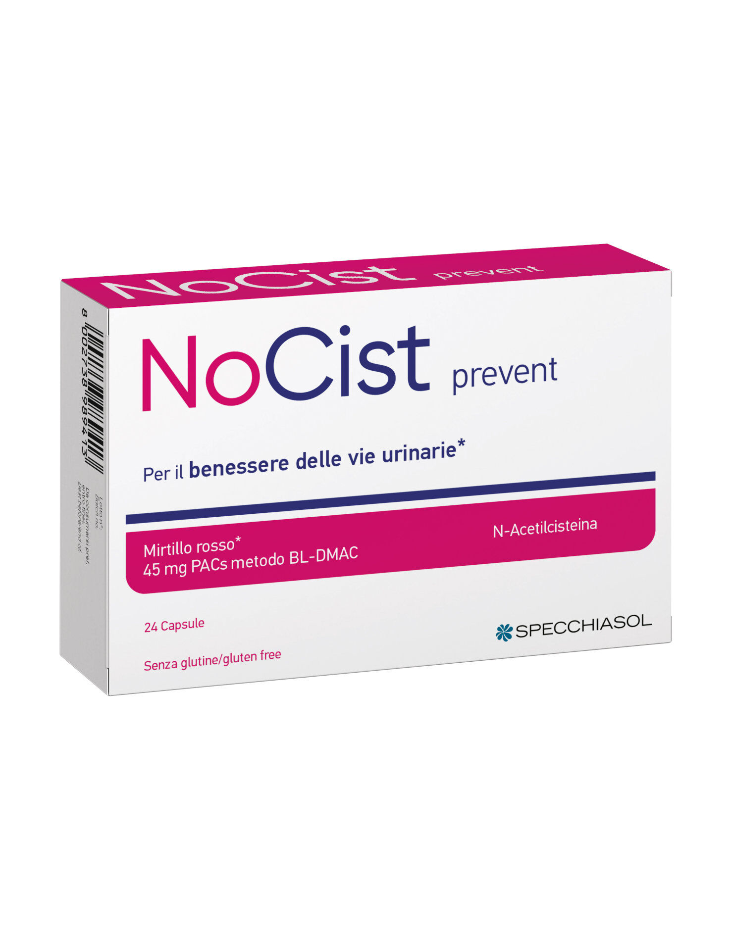 SPECCHIASOL Nocist Prevent 24 Capsule Vegetali