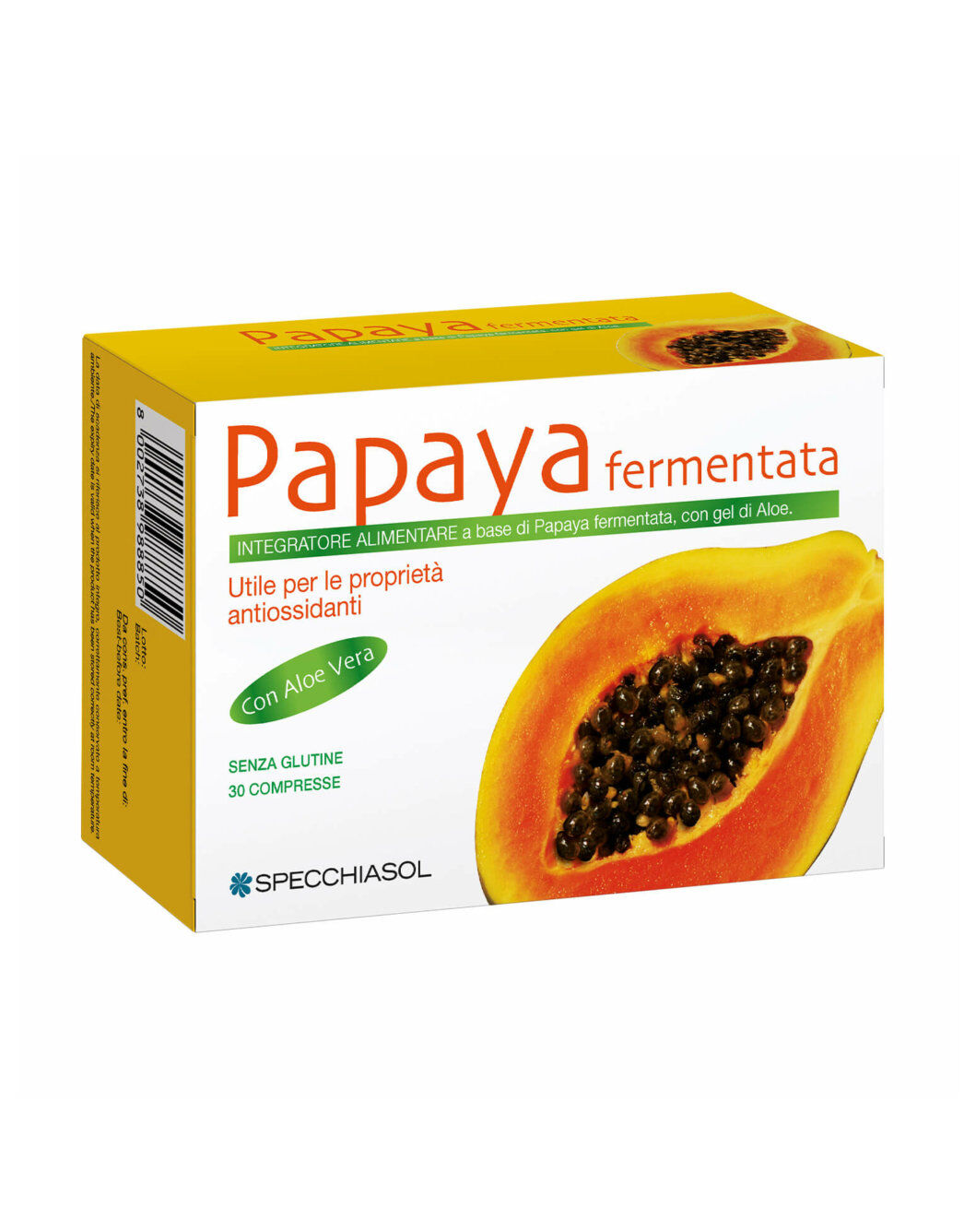 SPECCHIASOL Papaya Fermentata 30 Compresse