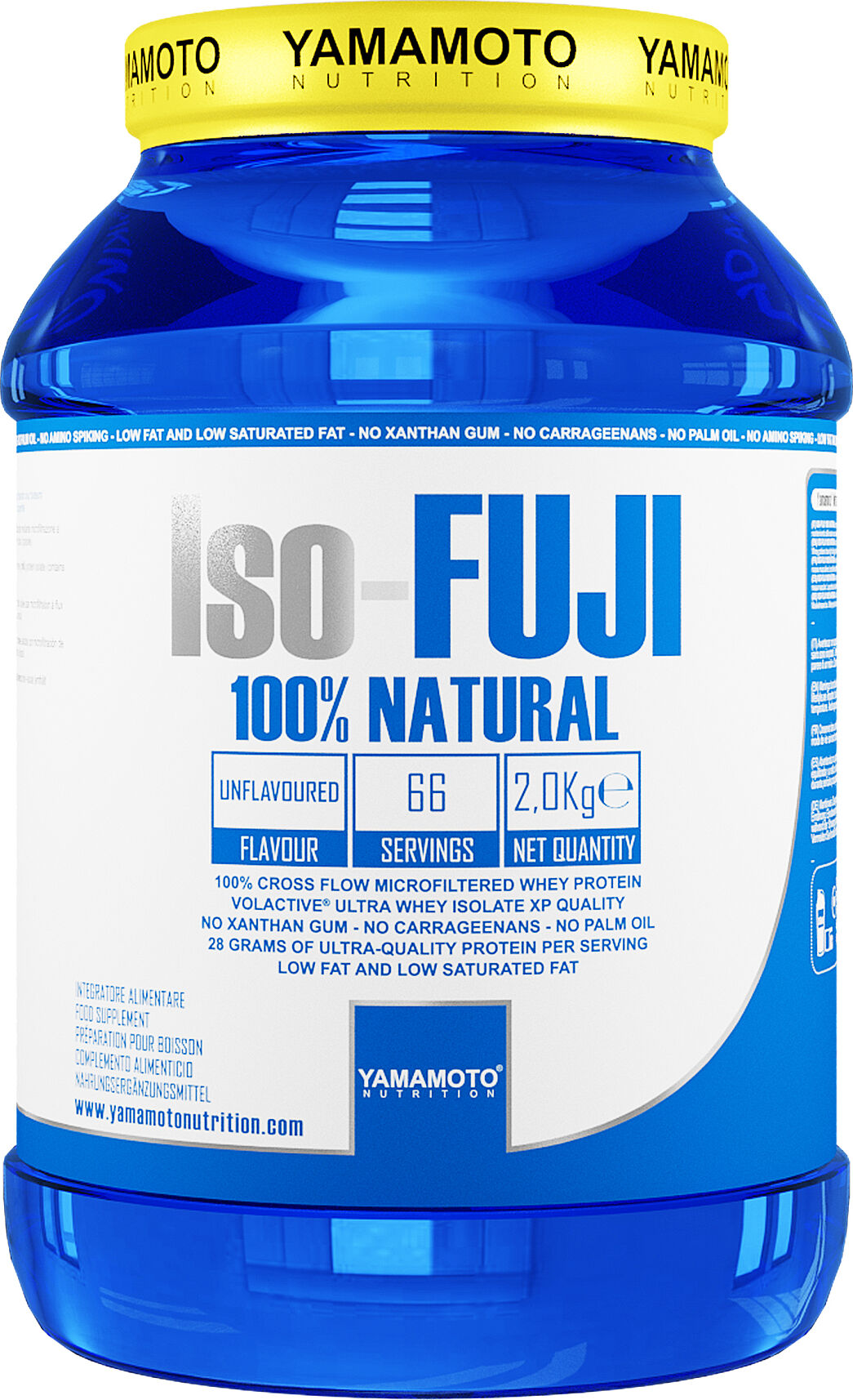 YAMAMOTO NUTRITION Iso-Fuji 100% Natural Volactive® 2000 Grammi