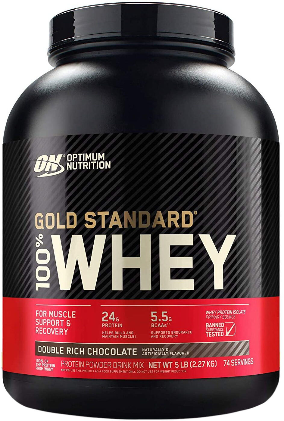 OPTIMUM NUTRITION 100% Whey Gold Standard 2240-2270 Grammi Fragola