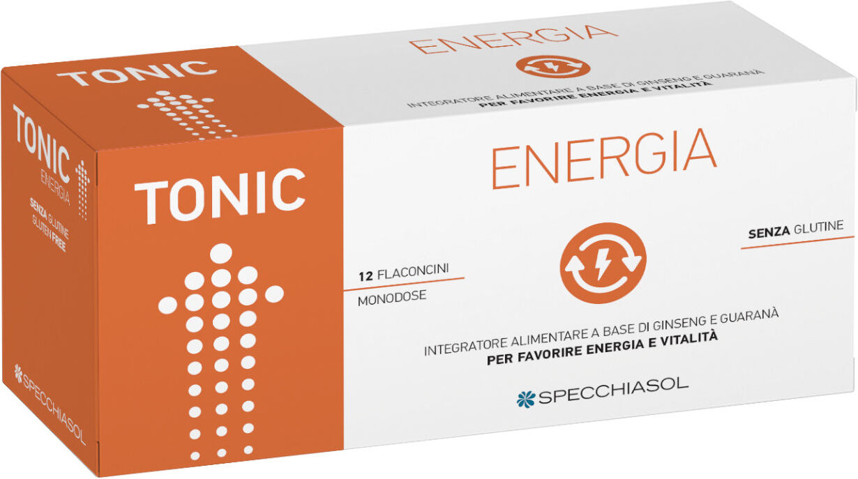 SPECCHIASOL Tonic Energia 12 Flaconcini Da 10ml