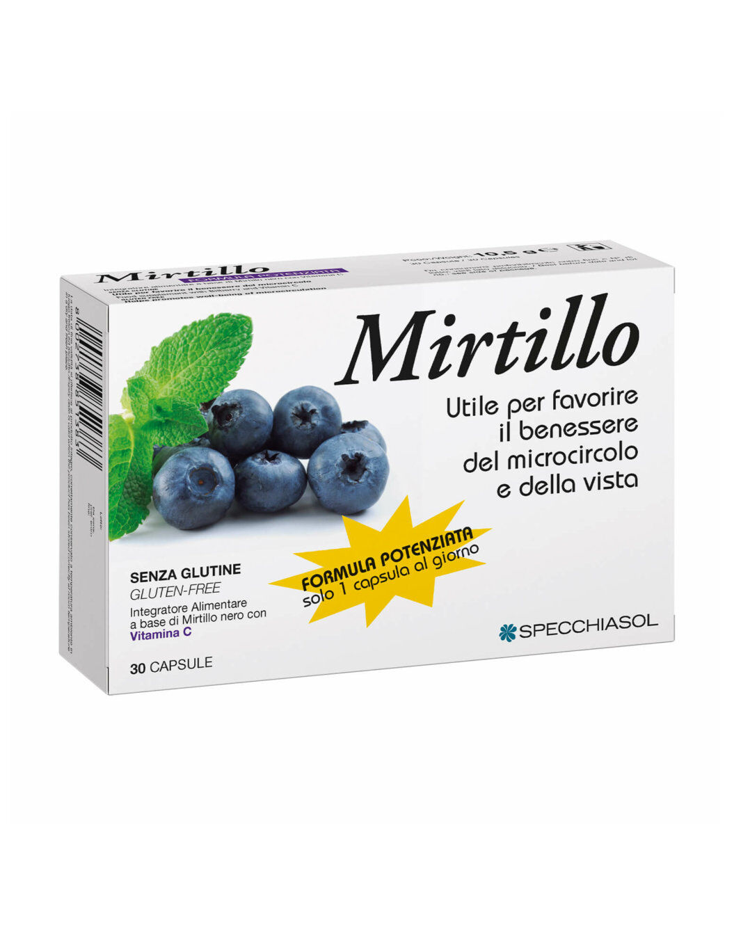 SPECCHIASOL Mirtillo 30 Capsule