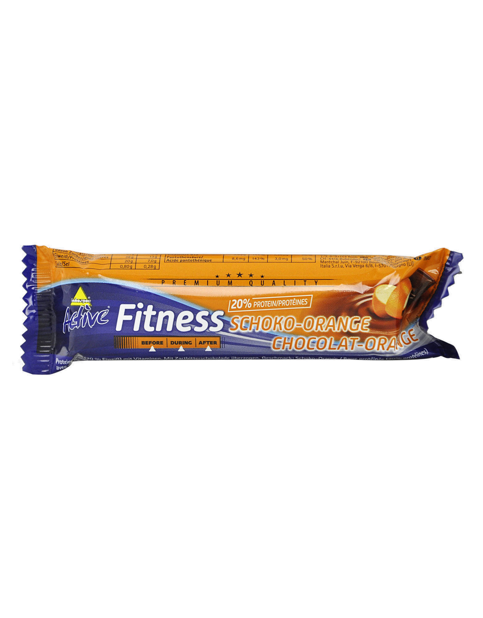 INKOSPOR Active Fitness Bar 1 Barretta Da 35 Grammi Cocco