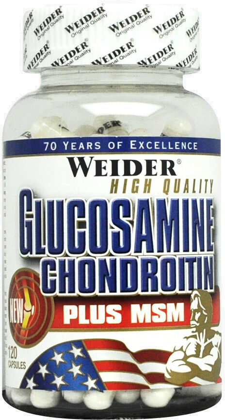 WEIDER Glucosamine Chondroitin Plus Msm 120 Capsule