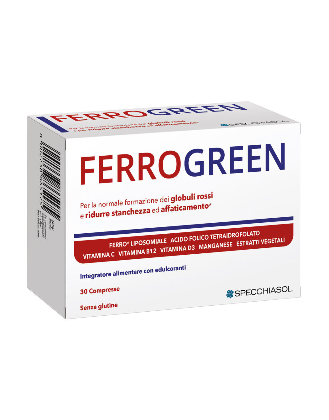 SPECCHIASOL Ferrogreen Plus Ferro+ 30 Compresse