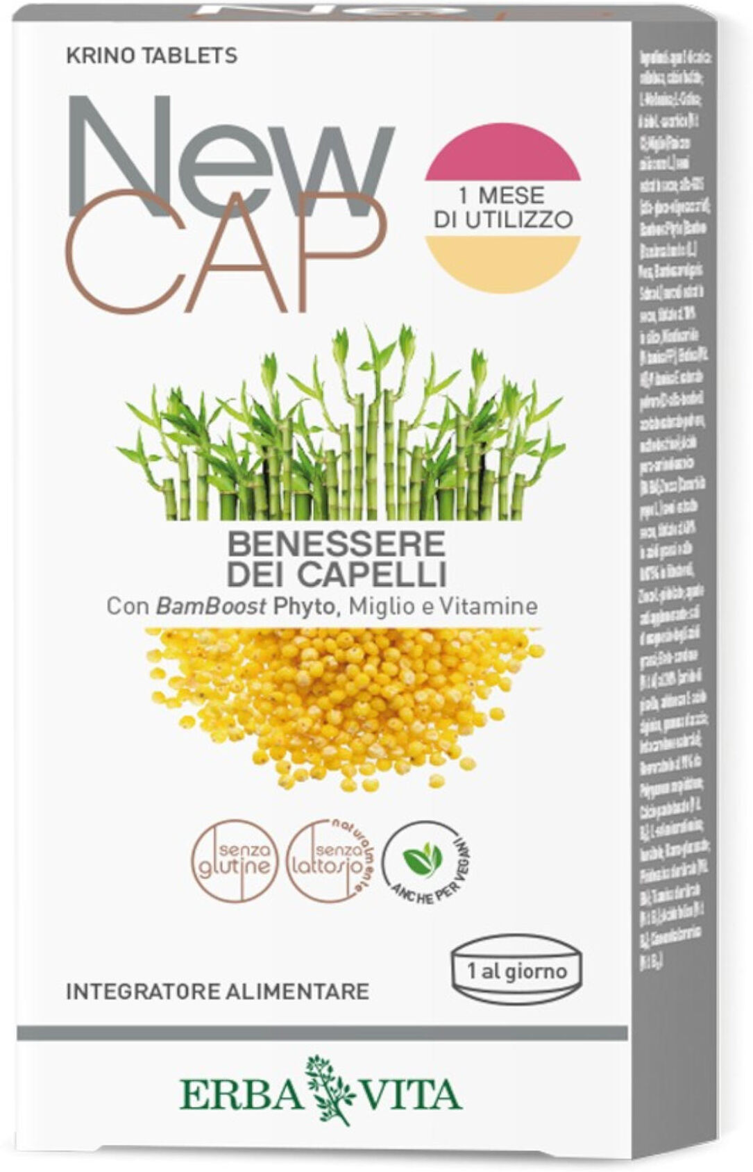 ERBA VITA New Cap - Benessere Capelli 30 Compresse