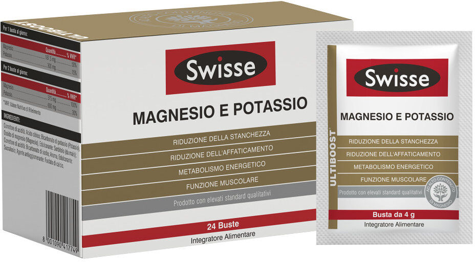 SWISSE Magnesio E Potassio 24 Buste