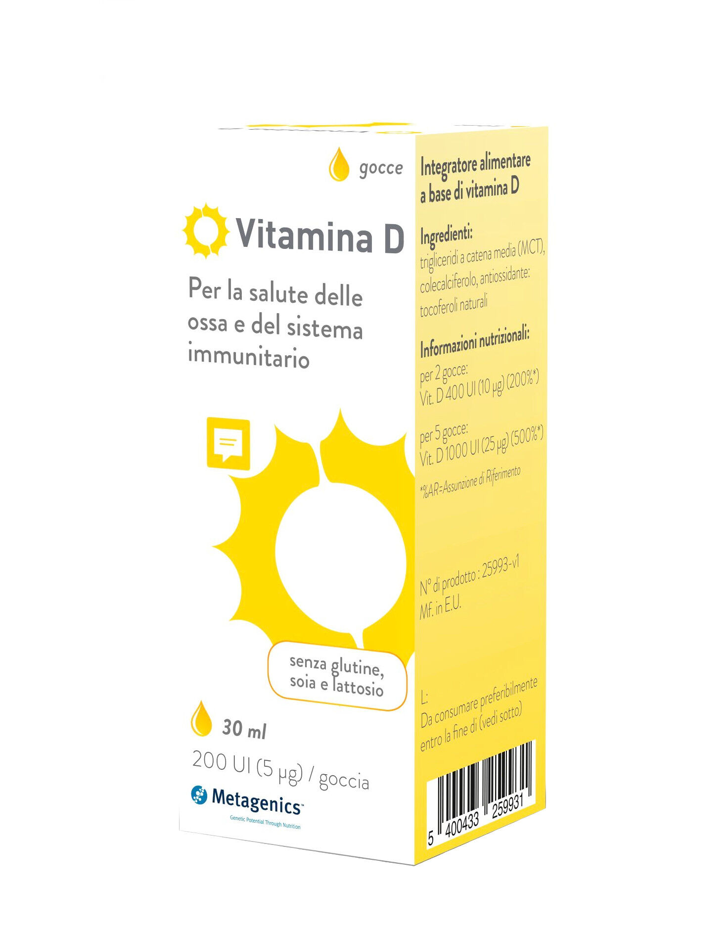 METAGENICS Vitamina D 30ml