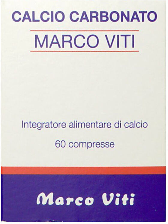 MARCO VITI Calcio Carbonato 60 Compresse