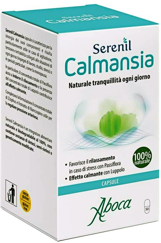 ABOCA Serenil Calmansia 50 Capsule Da 480 Mg