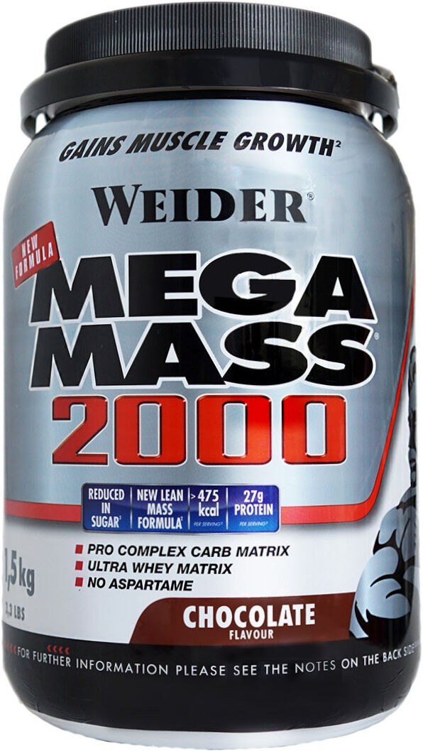 WEIDER Mega Mass 2000 1500 Grammi Vaniglia