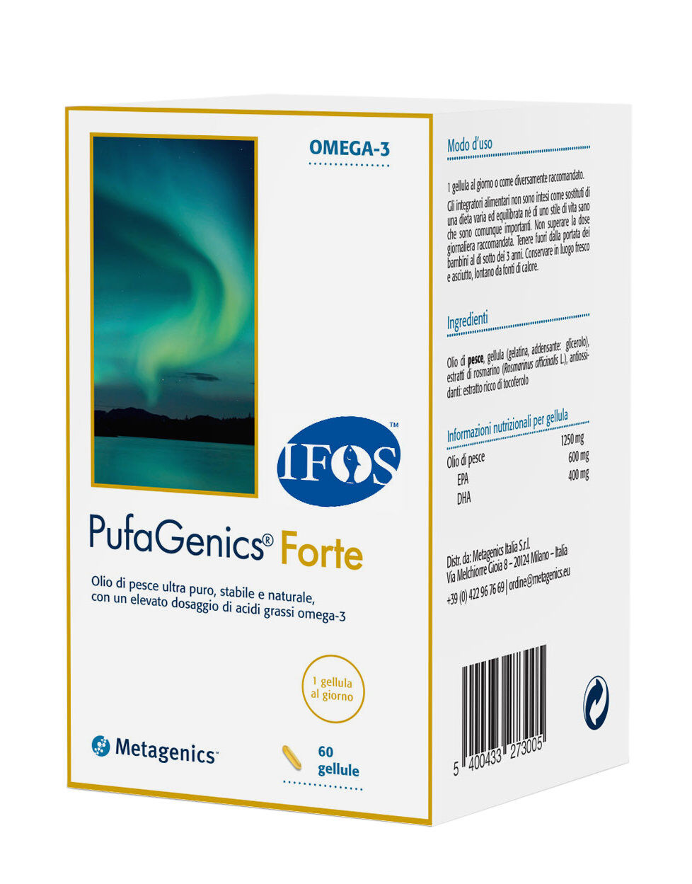 METAGENICS Pufagenics Forte 60 Softgels