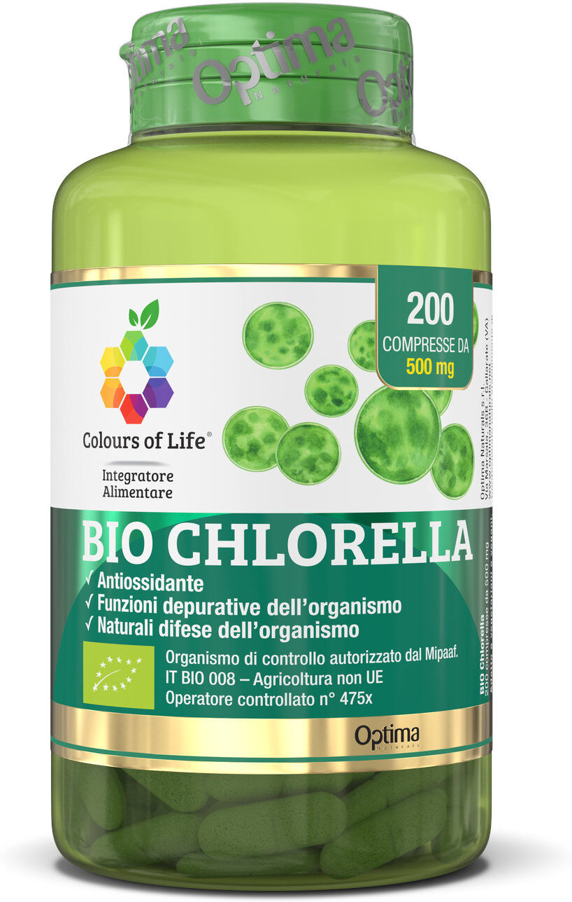 OPTIMA Bio Chlorella 200 Compresse Da 500mg