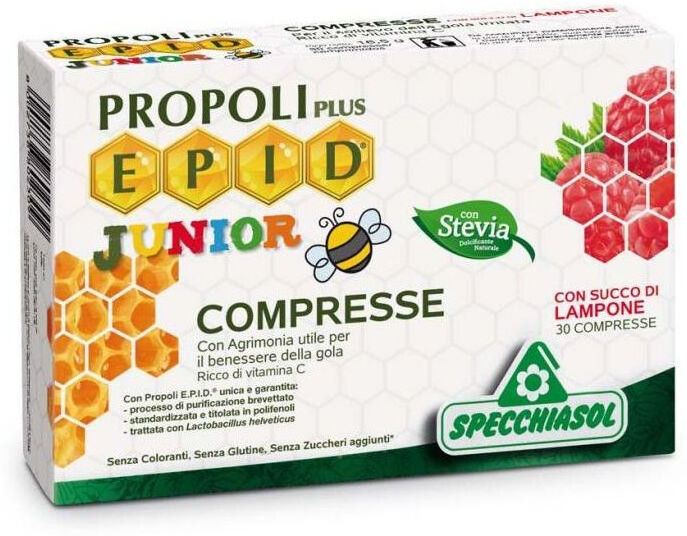 SPECCHIASOL Epid Propoli Plus Junior 30 Tavolette Masticabili