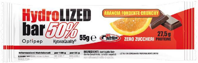 PRONUTRITION Hydrolized Bar 50% 1 Barretta Da 55 Grammi Arancia Cruncky