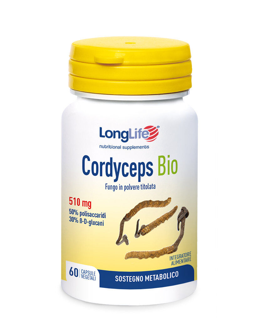 LONG LIFE Cordyceps Bio 510 Mg 60 Capsule Vegetali