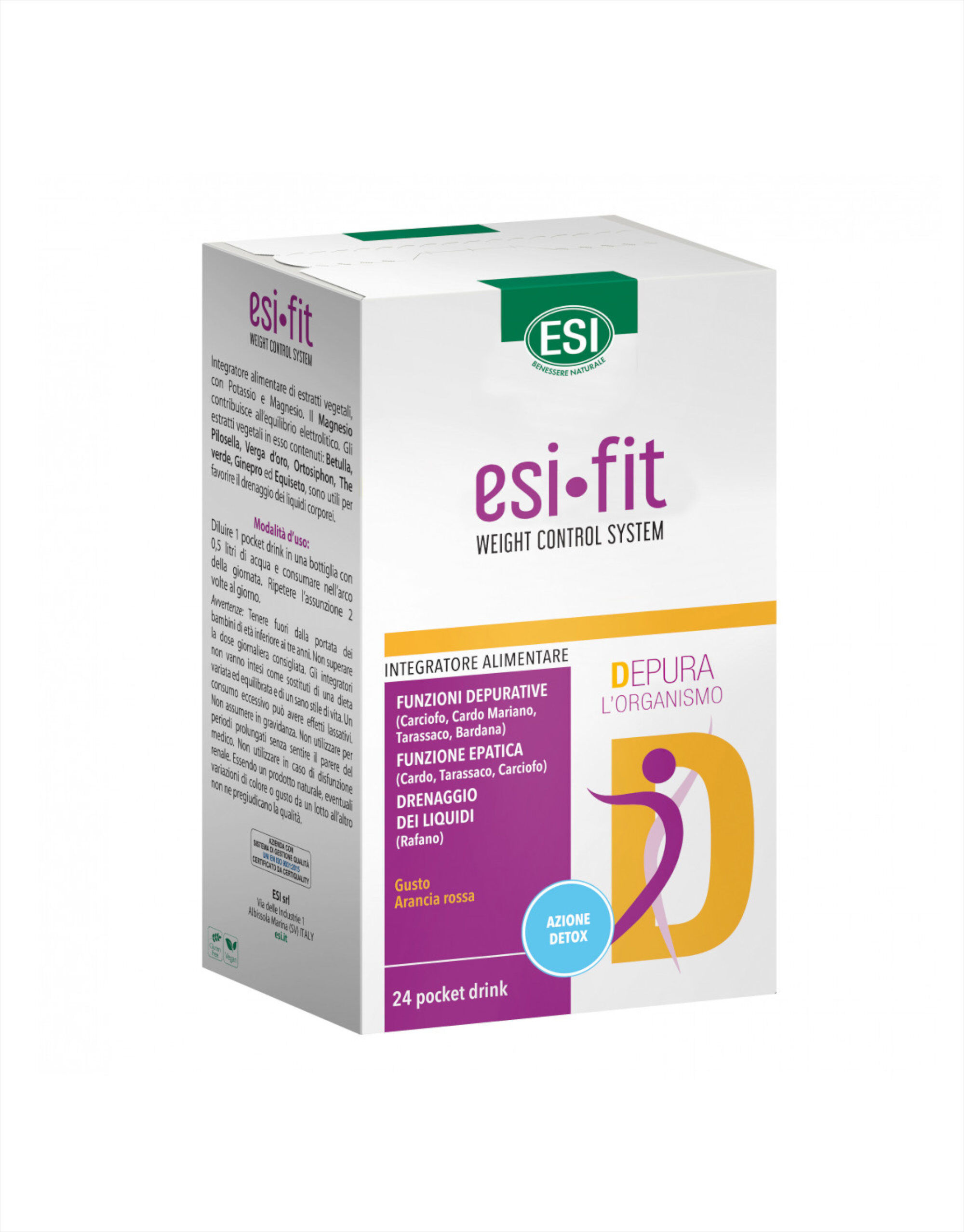 Esi-Fit - Depura - Azione Detox 24 Pocket Drink