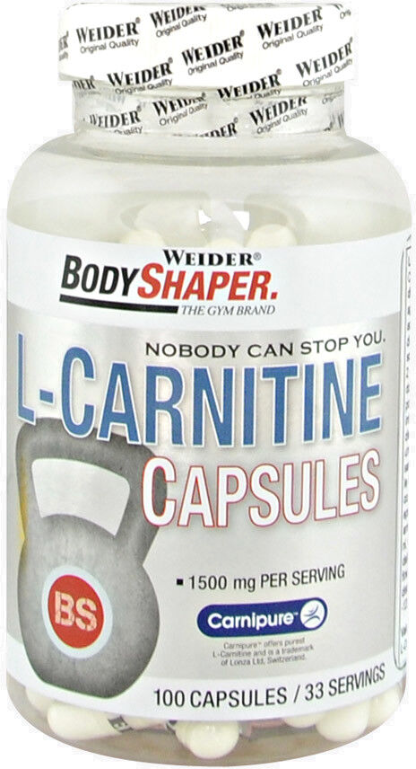 WEIDER Body Shaper L-Carnitine Capsules 100 Capsule