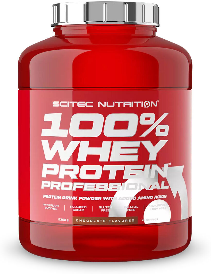 SCITEC NUTRITION 100% Whey Protein Professional 2350 Grammi Fragola Cioccolato Bianco