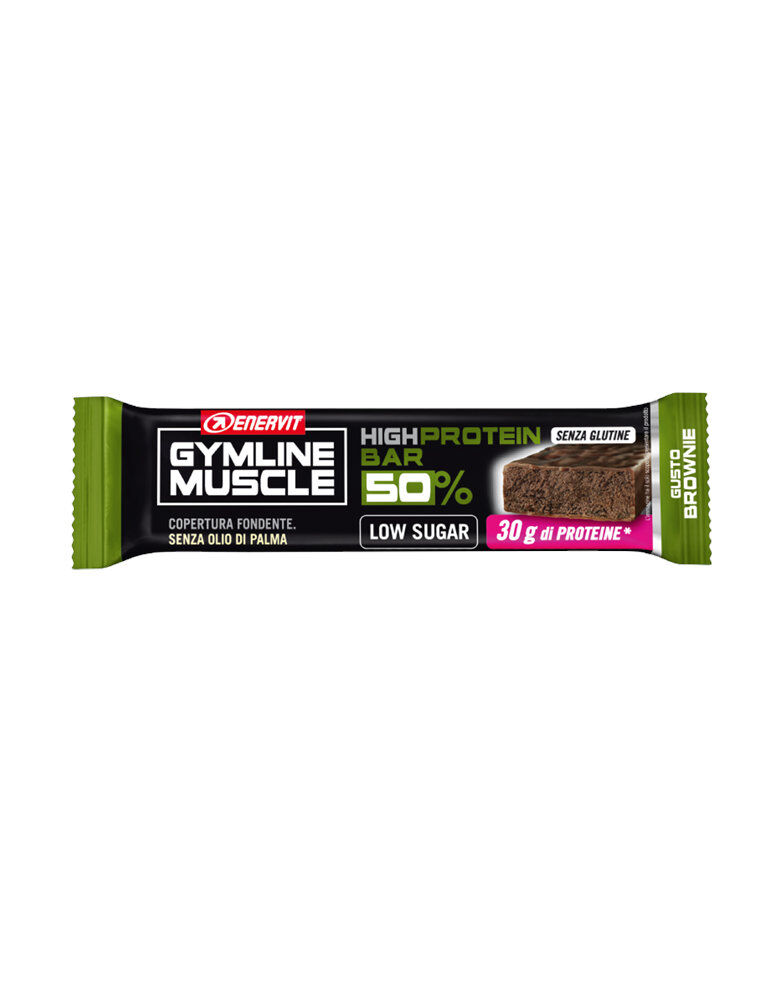 ENERVIT Gymline Muscle High Protein Bar 50% 1 Barretta Da 60 Grammi Mandorla