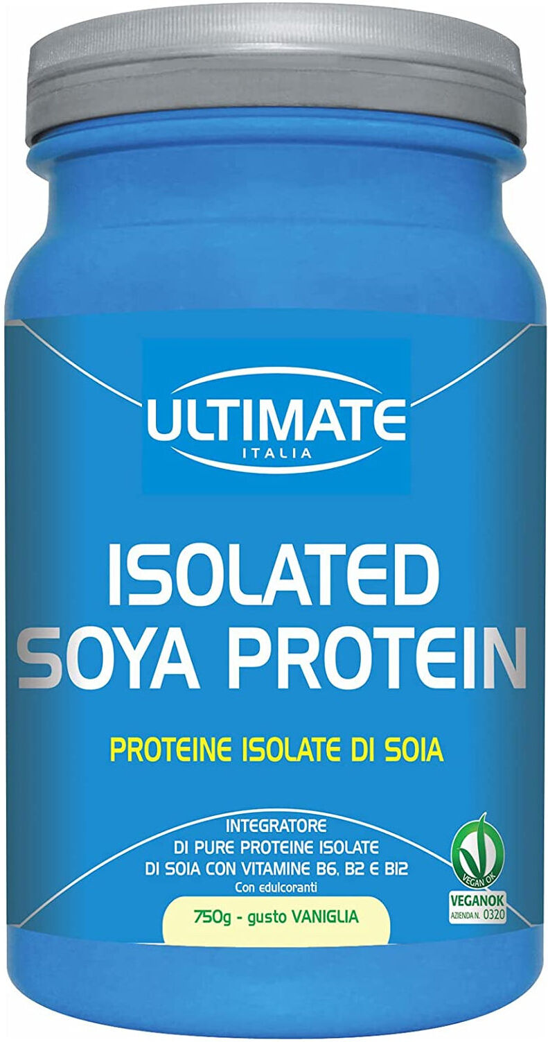 ULTIMATE ITALIA Isolated Soya Protein 750 Grammi Vaniglia